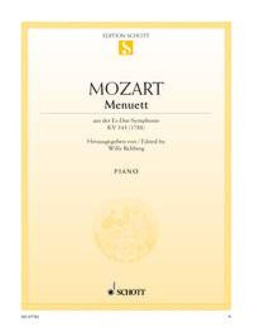 Hovedbilde Wolfgang Amadeus Mozart - Menuet Uit Es Dur Symph. Kv543