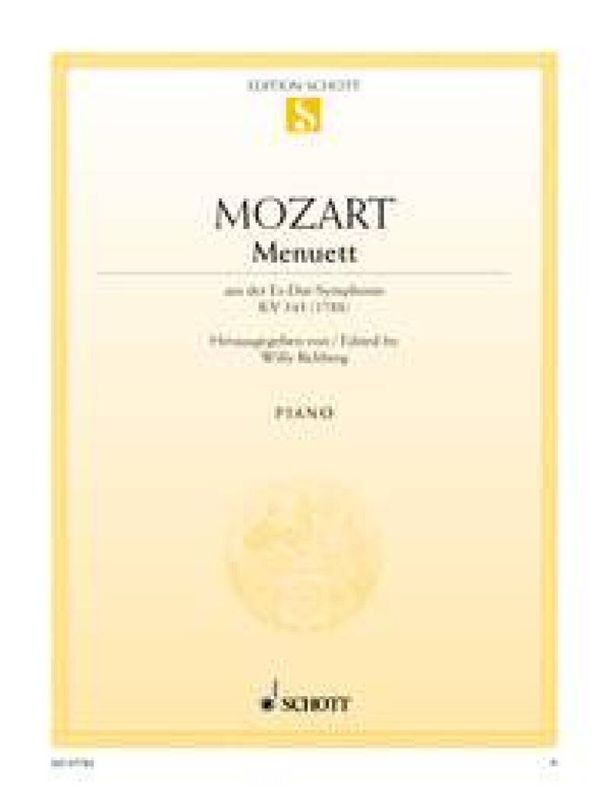 Wolfgang Amadeus Mozart - Menuet Uit Es Dur Symph. Kv543
