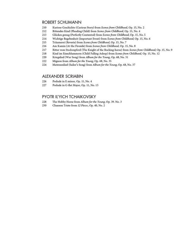 Piano Masterworks - Upper Intermediate Level