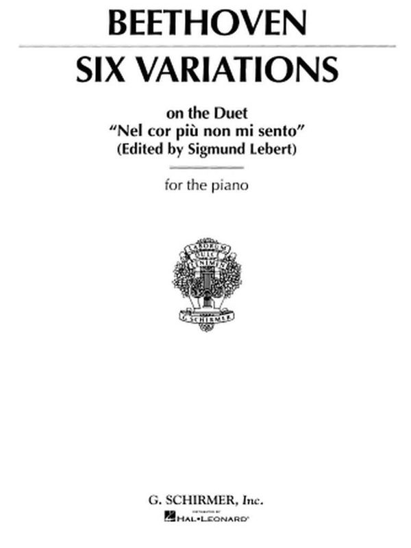 Ludwig van Beethoven - 6 Variations