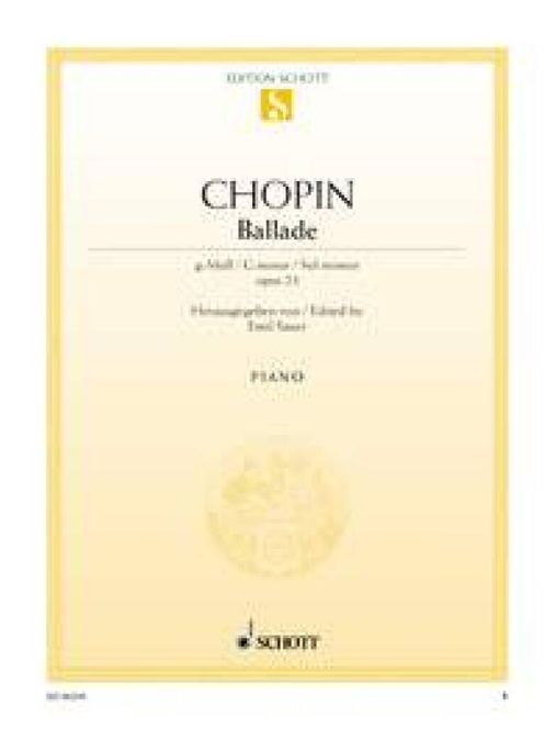 Hovedbilde Frédéric Chopin - Ballade G Opus 23