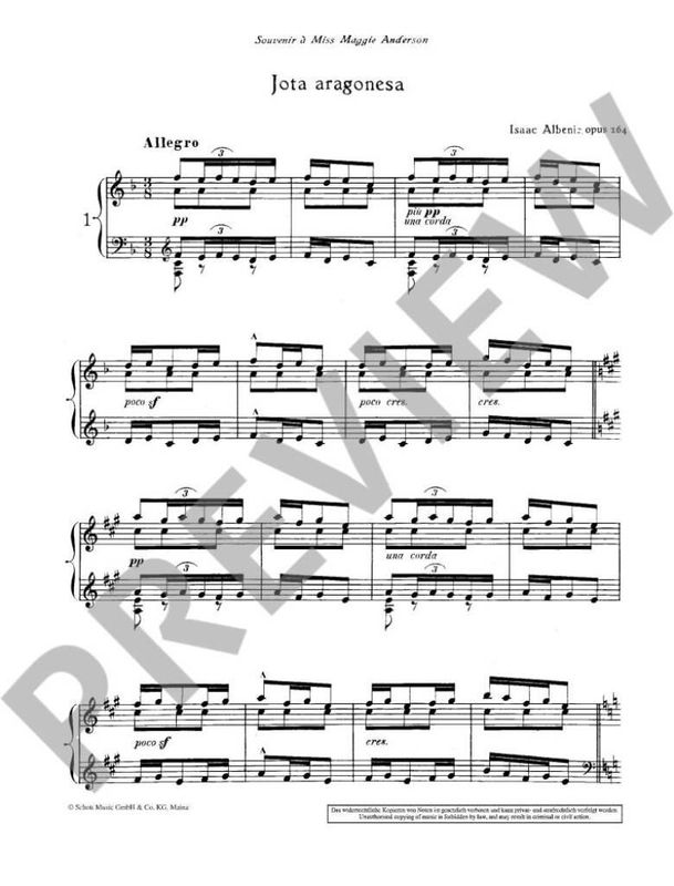 Isaac Albéniz - Two Spanish Dances op. 164