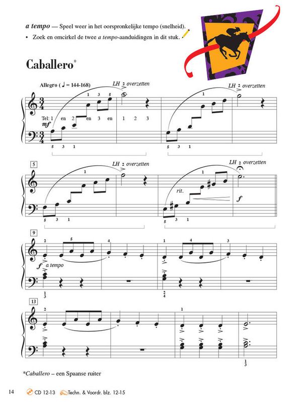 Piano Adventures: Lesboek Deel 4 +CD