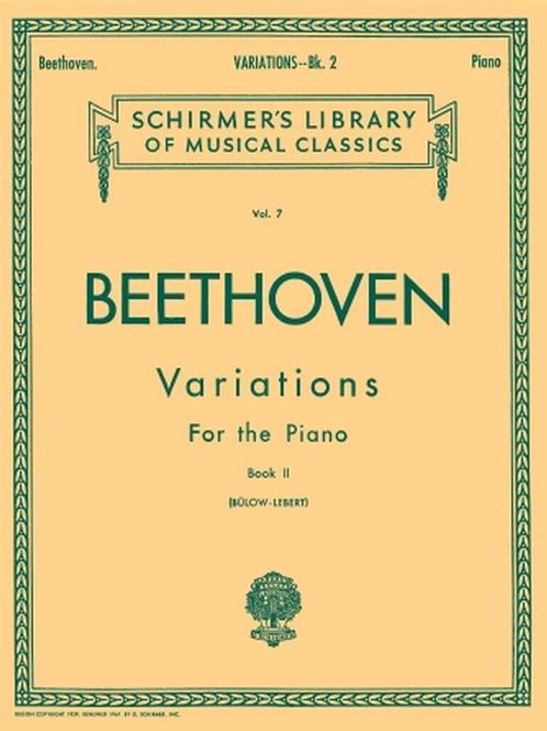 Hovedbilde Ludwig van Beethoven - Variations - Book 2
