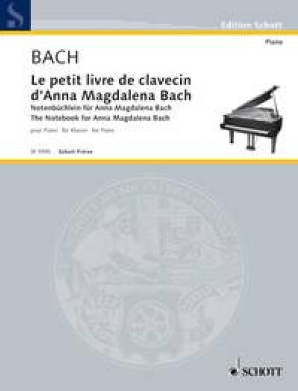 Johann Sebastian Bach - Notebook for Anna Magdalena Bach
