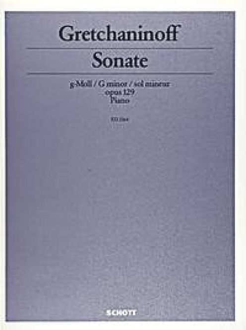 Hovedbilde Alexander T. Gretchaninov - Sonata G Minor op. 129