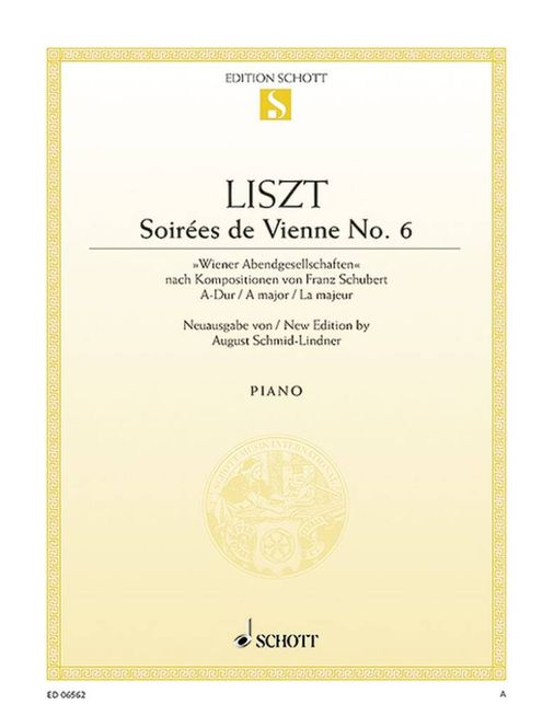 Hovedbilde Franz Liszt - Soirees De Vienne 6 A
