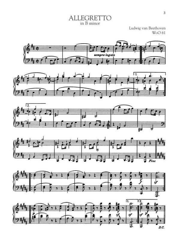 Ludwig van Beethoven - Beethoven: Easiest Piano Pieces