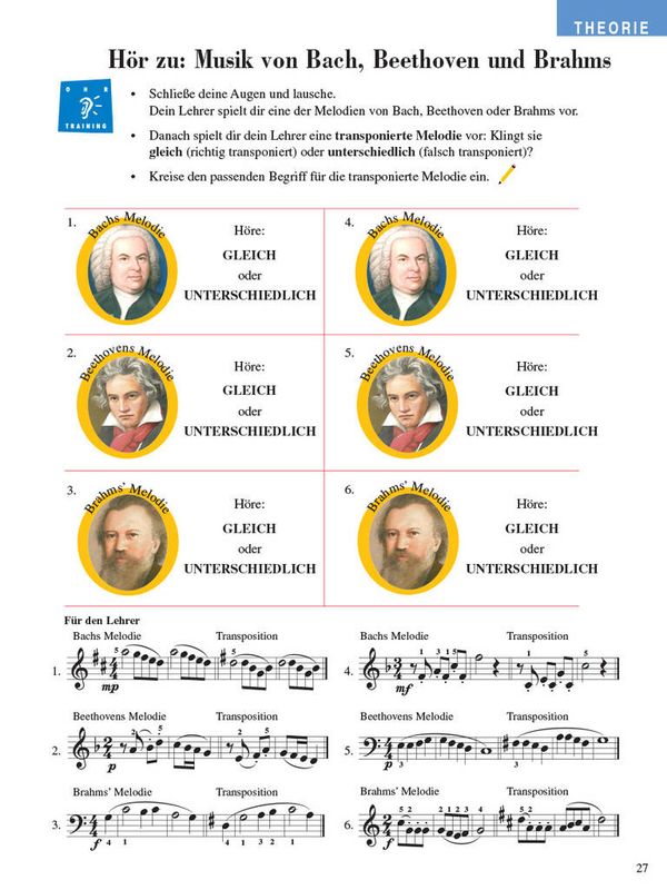 Piano Adventures: Unterrichtsheft Stufe 3