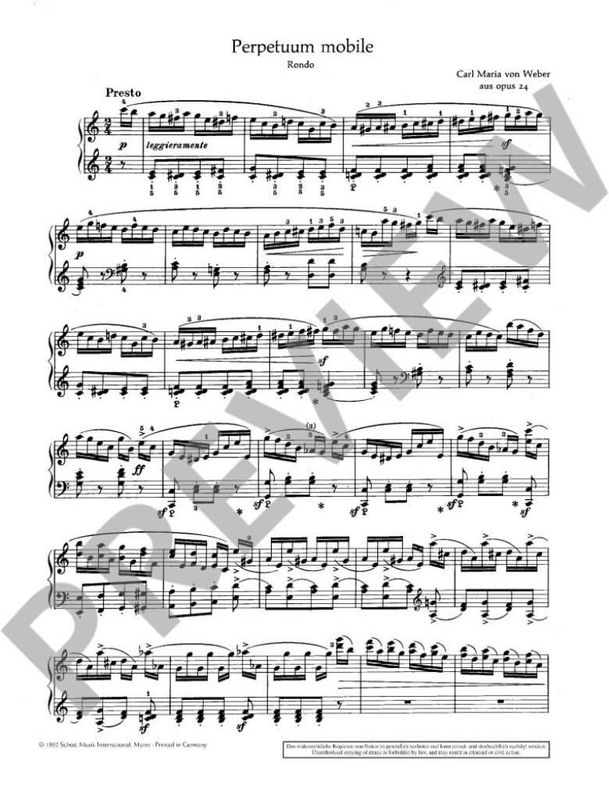 Carl Maria von Weber - Perpetuem Mobile