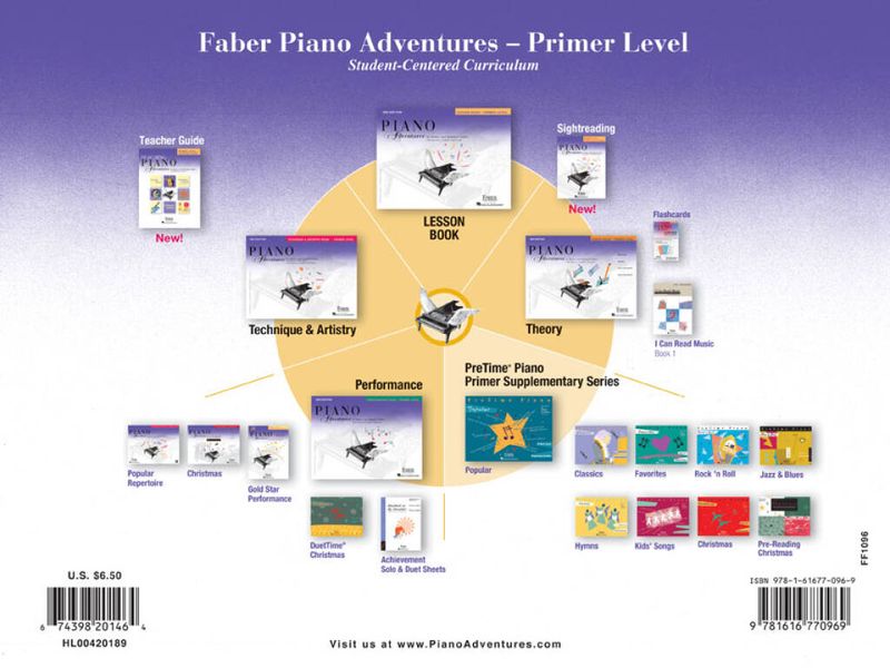 Piano Adventures Technique & Artistry Primer Level