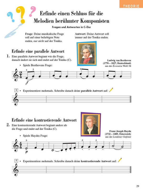 Piano Adventures: Unterrichtsheft Stufe 4 mit CD