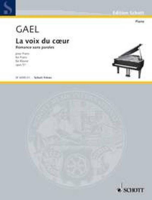 Hovedbilde Henri van Gael - La voix du coeur op. 51