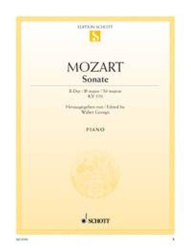 Wolfgang Amadeus Mozart - Sonate B Kv570