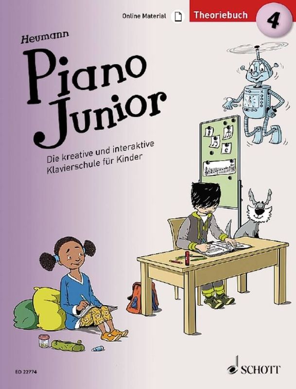 Hans-Günter Heumann - Piano Junior: Theoriebuch 4 Band 4