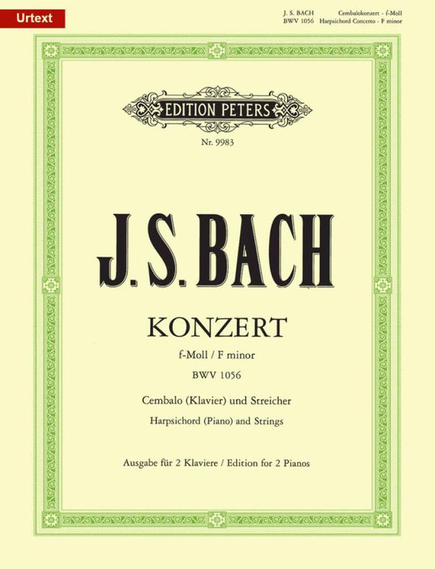 Johann Sebastian Bach - Harpsichord Concerto No.5 In F Minor BWV