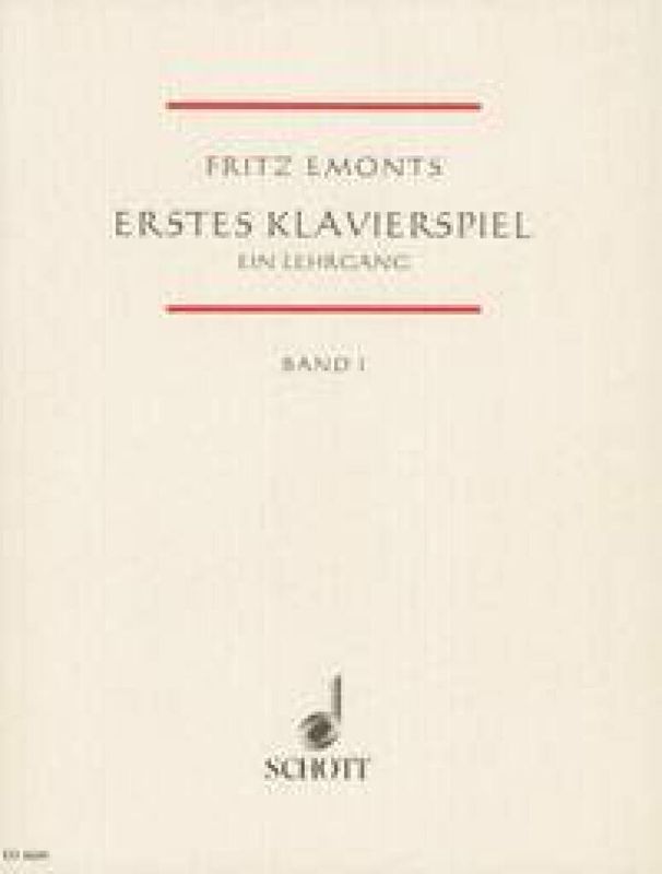 Fritz Emonts - Erstes Klavierspiel 1