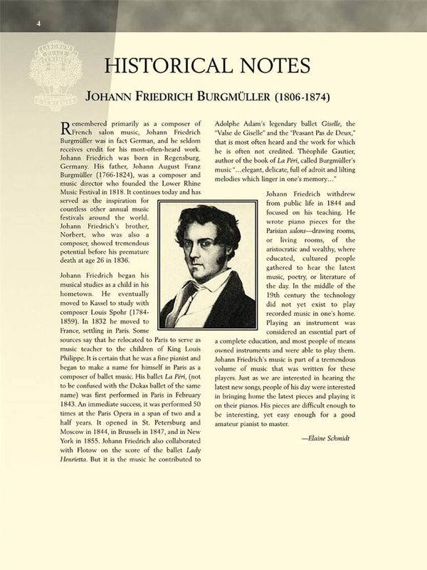 Friedrich Burgmüller - Burgmüller - 25 Progressive Studies, Opus