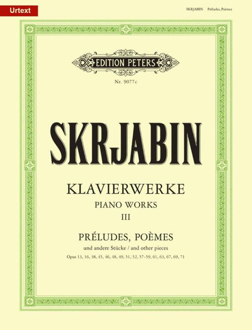 Hovedbilde Alexander Scriabin - Ausgewahlte Klavierwerke - ...