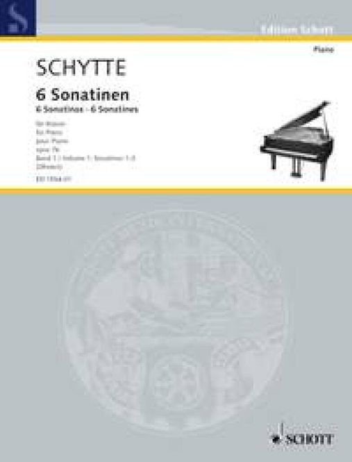 Hovedbilde Ludwig Schytte - 6 Sonatinas op. 76 Band 1