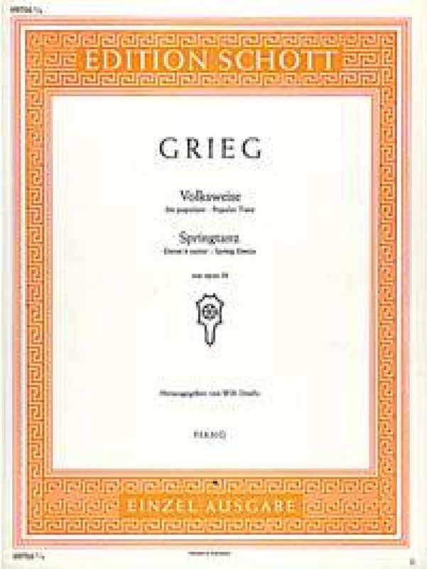 Edvard Grieg - Volksweise Opus 38/2 Springtanz