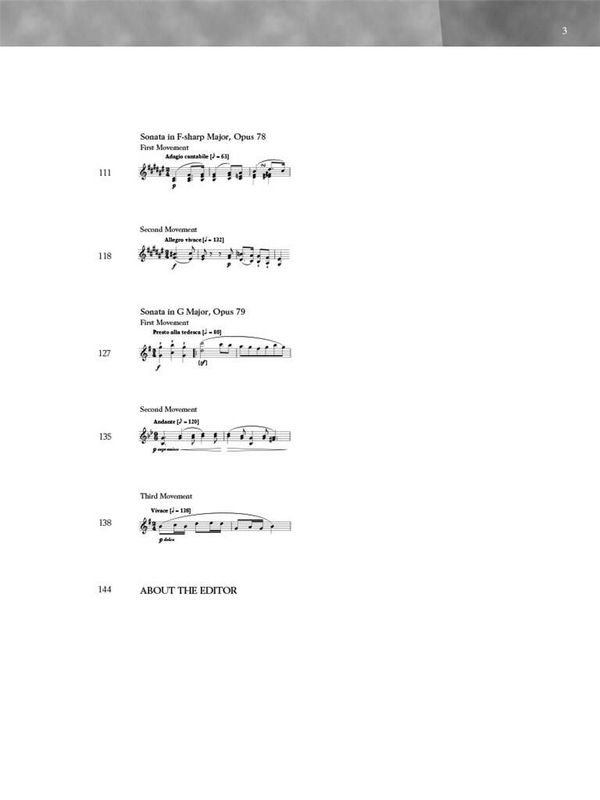 Ludwig van Beethoven - Beethoven - Six Selected Sonatas