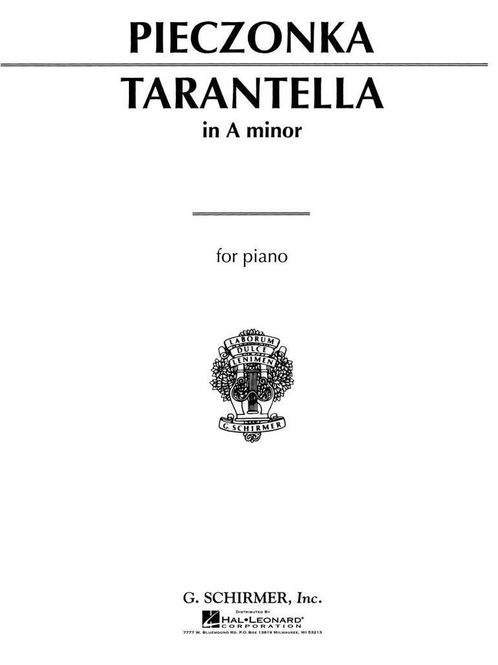 Hovedbilde Albert Pieczonka - Tarantella in A Minor