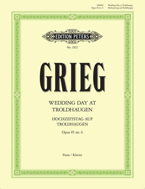 Hovedbilde Edvard Grieg - Wedding Day At Troldhaugen Op.65 ...