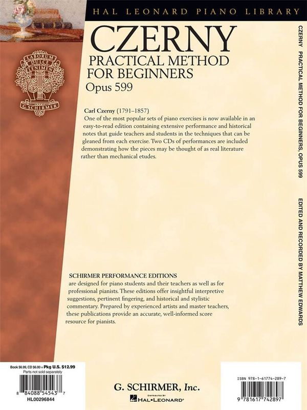 Carl Czerny - Practical Method For Beginners Op.599
