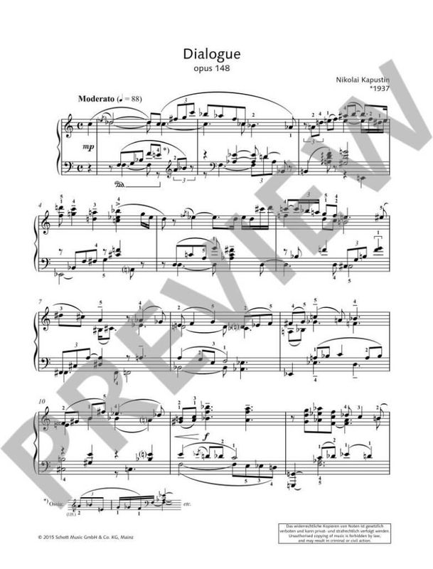 Nikolai Kapustin - Dialogue op. 148