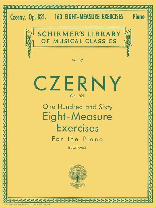Hovedbilde Carl Czerny - 160 Eight-Measure Exercises, Op. ...