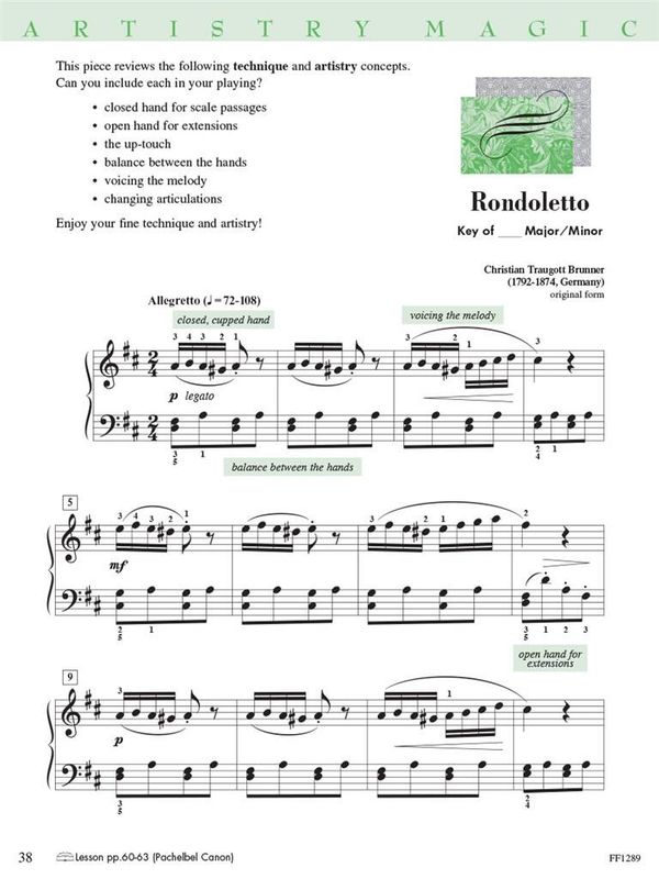 Piano Adventures Technique & Artistry Book Level 3