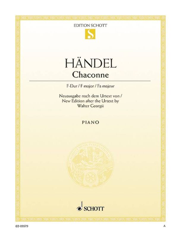 Georg Friedrich Händel - Chaconne F