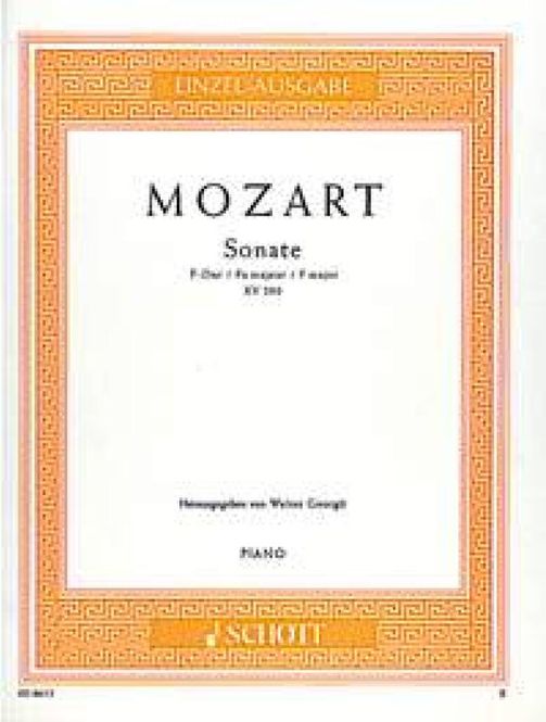 Hovedbilde Wolfgang Amadeus Mozart - Sonate F Kv280