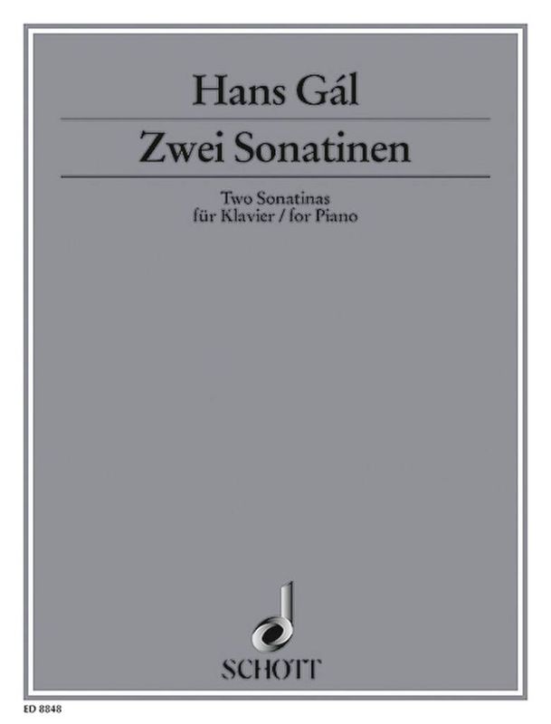 Hans Gal - Two Sonatinas No. 1 C Major / No. 2 A Major op. 58