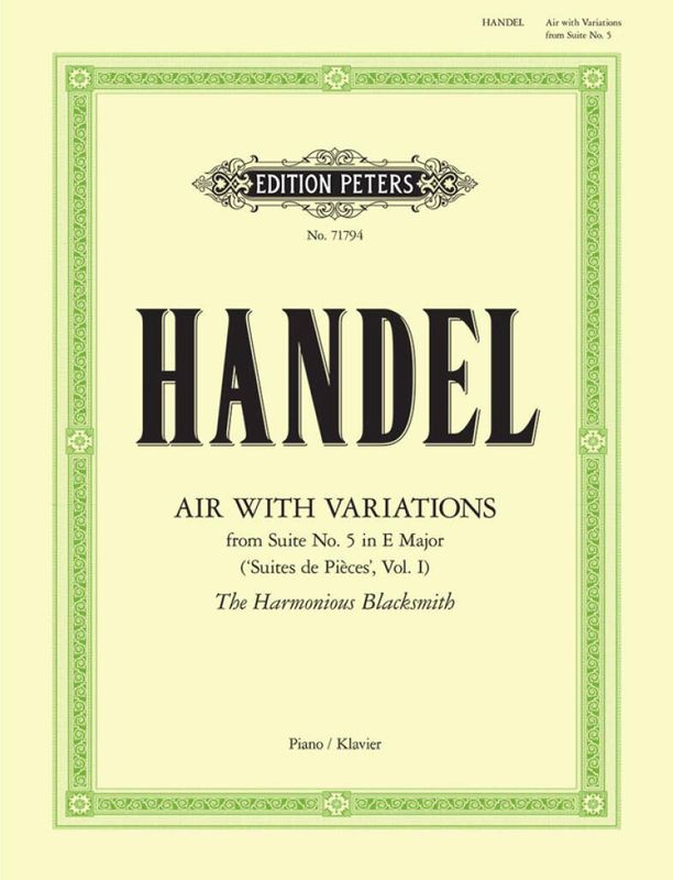 Georg Friedrich Händel - Air with Variations The Harmonious Blac