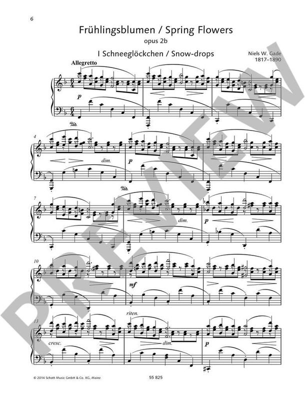 Niels Wilhelm Gade - Selected Piano Works