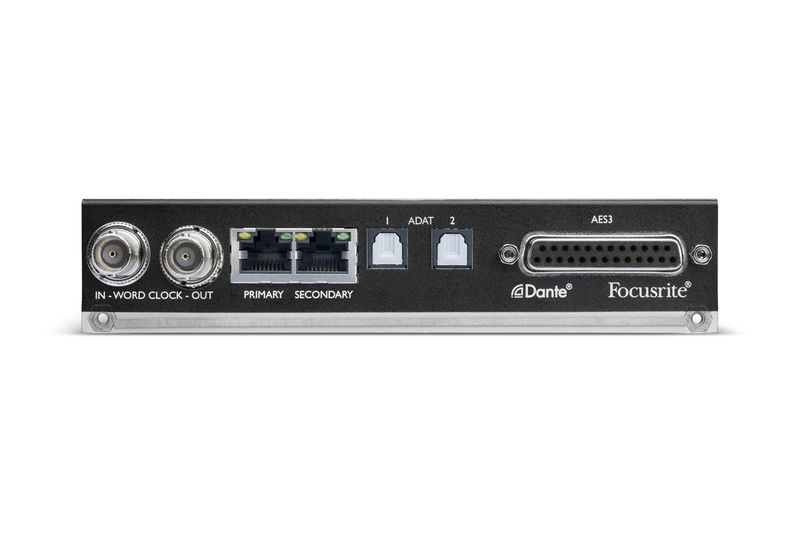 Focusrite ADN8 | AD-opsjon for ISA828/428 MkII: Dante, AES, ADAT