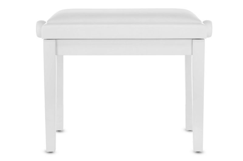 GEWA Piano bench Deluxe Vinyl White matt