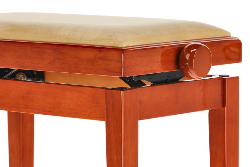 GEWA Piano bench Deluxe Cherry tree highgloss