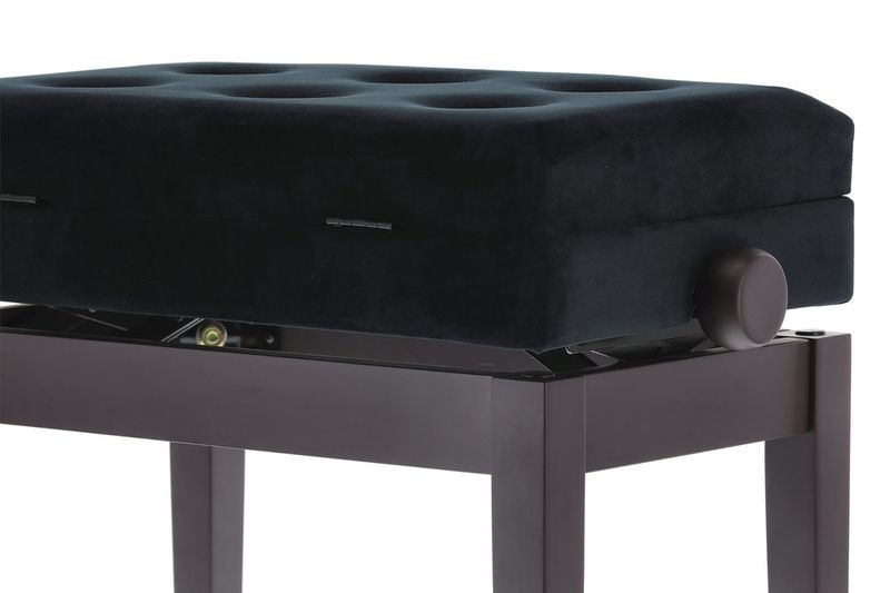 GEWA Piano bench Deluxe Compartment Rosewood matt