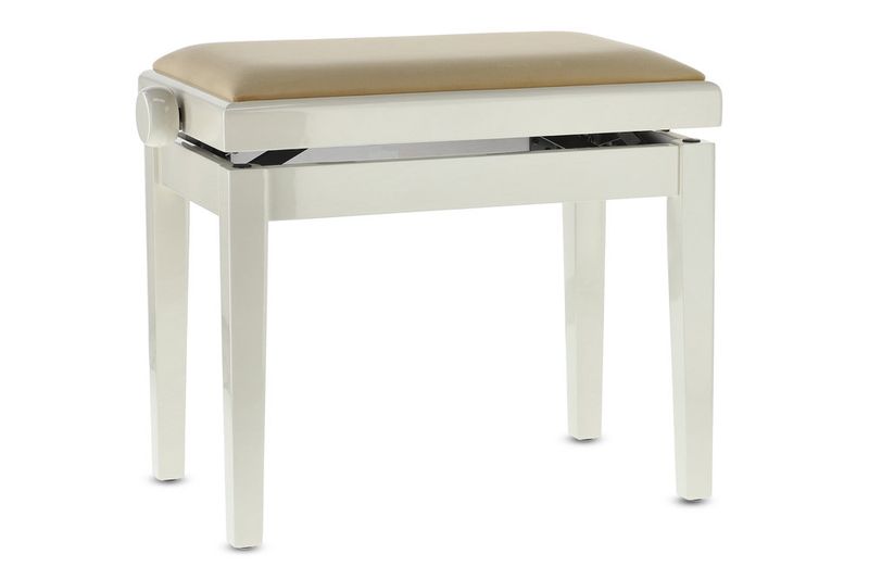 GEWA Piano bench Deluxe Ivory high gloss