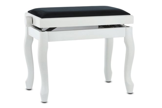 Hovedbilde GEWA Piano bench Deluxe Classic White matt