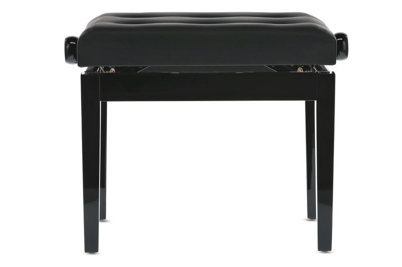 GEWA Piano bench Deluxe Leather Black, Highgloss Black cover mad