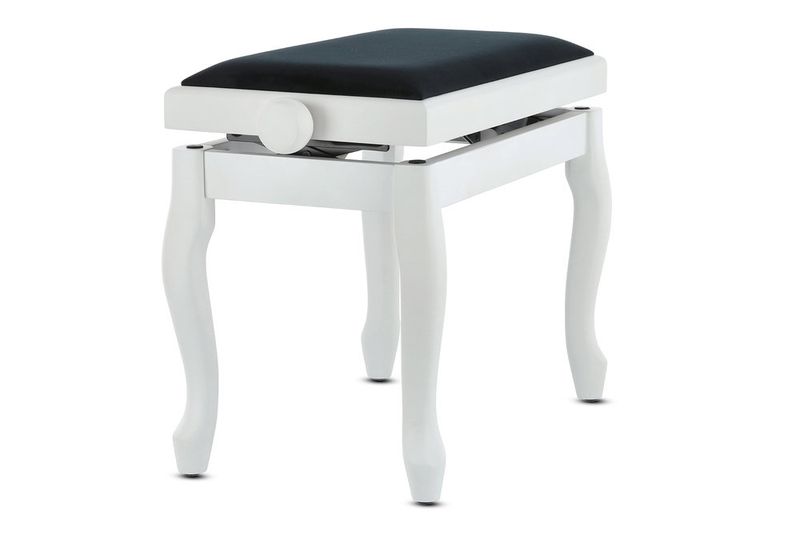 GEWA Piano bench Deluxe Classic White matt