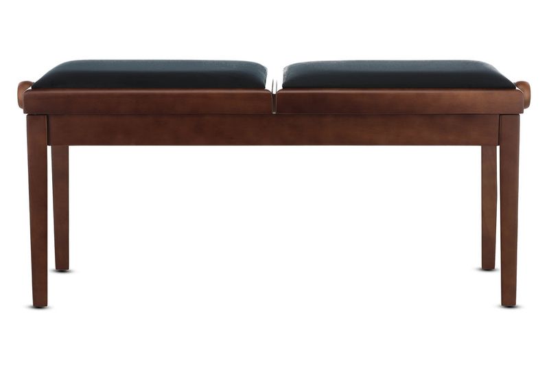 GEWA Piano bench Deluxe Double Walnut matt