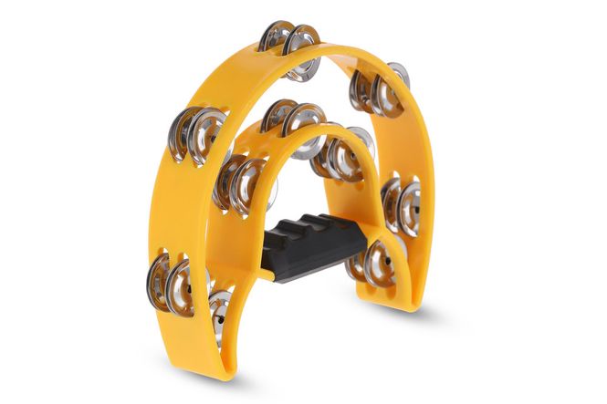 Hovedbilde GEWA Jingle wreath Half moon 20 jingles Yellow