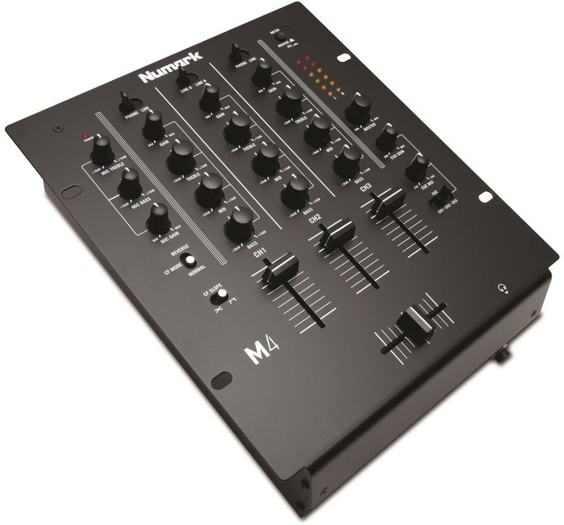Numark M4BLACK 3-Channel Scratch Mixer