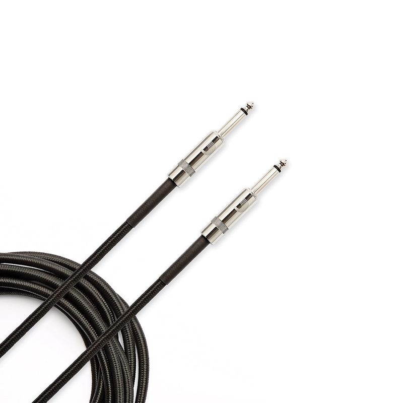 D'Addario PW-BG-20BK Instrumentkabel Custom Braided 6m Black