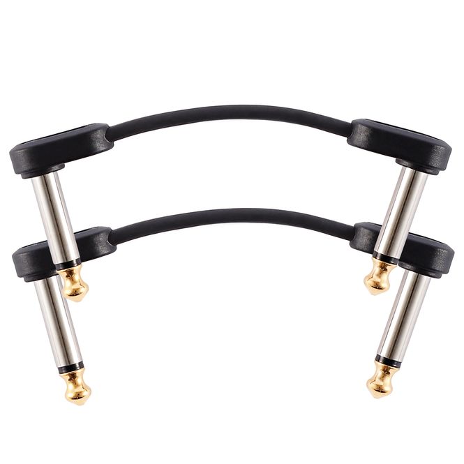Hovedbilde D'Addario PW-FPRR-202 Patchkabel Flat 5cm. Right/Right (2 st)